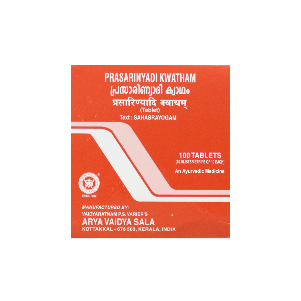 prasarinyadi kwatham tablets - 10 tablets