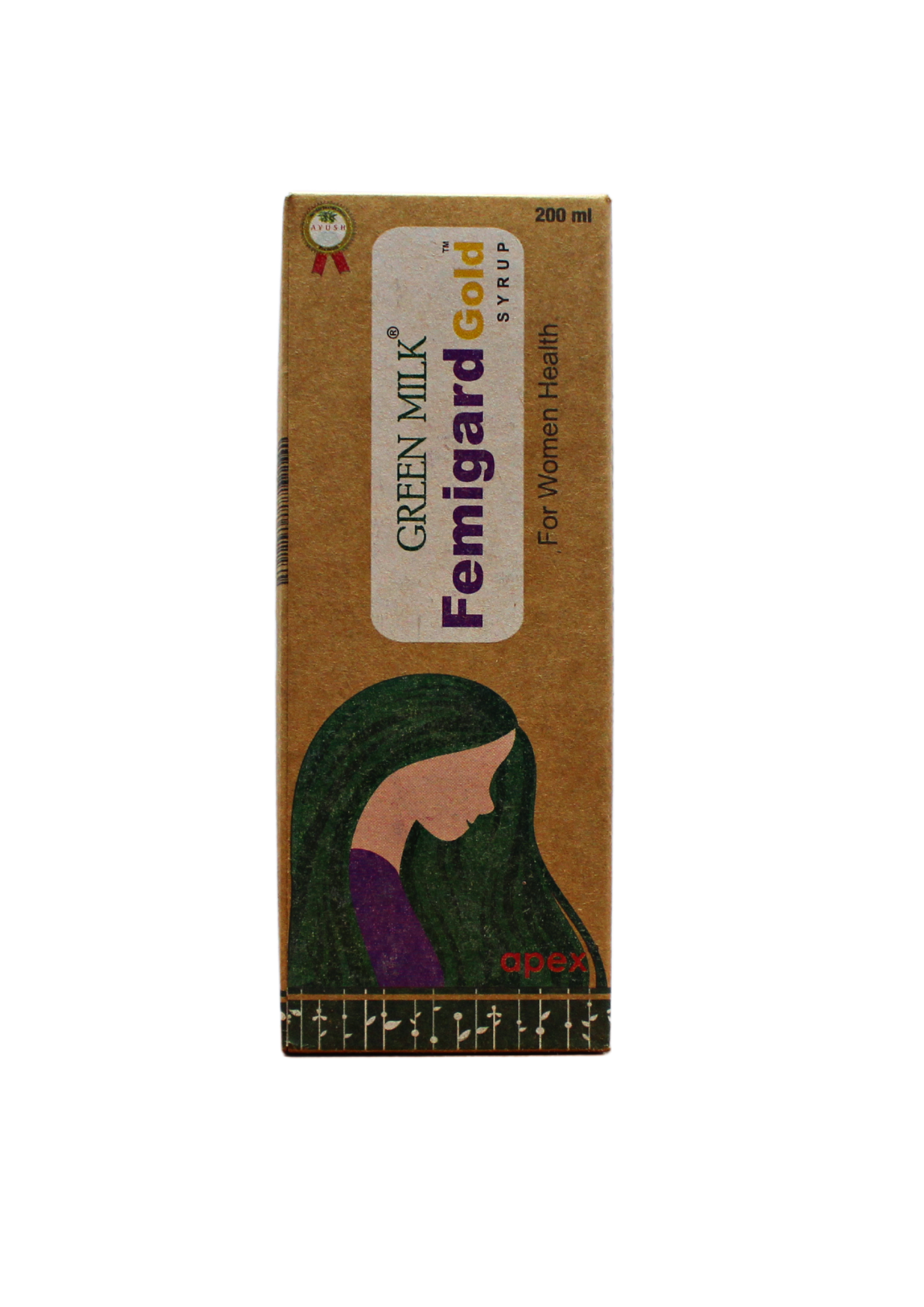 Shop Femigard Gold Syrup 200ml at price 108.00 from Apex Ayurveda Online - Ayush Care