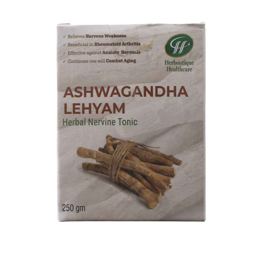 Shop Herboutique Ashwagandha Lehyam 250gm at price 160.00 from Herboutique Online - Ayush Care