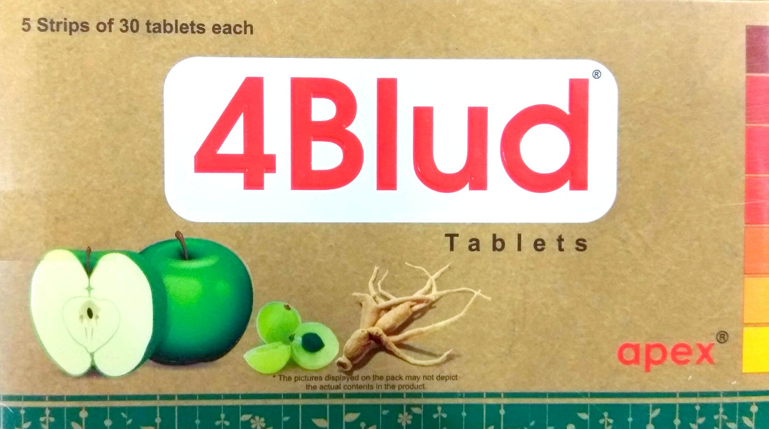 Shop 4Blud Tablets 30Tablets at price 140.00 from Apex Ayurveda Online - Ayush Care