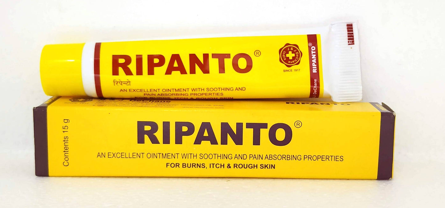 shop ripanto ointment 15gm at price 50.00 from jj dechane online - ayush care