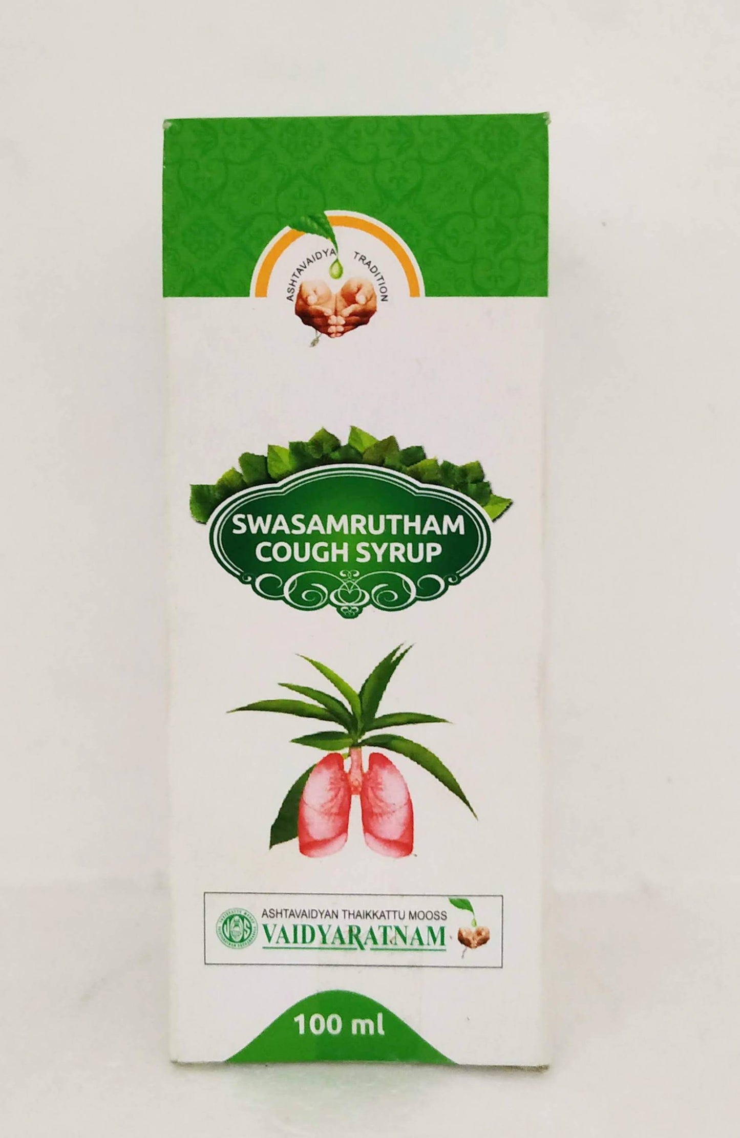 shop swasamrutham cough syrup 100ml at price 85.00 from vaidyaratnam online - ayush care