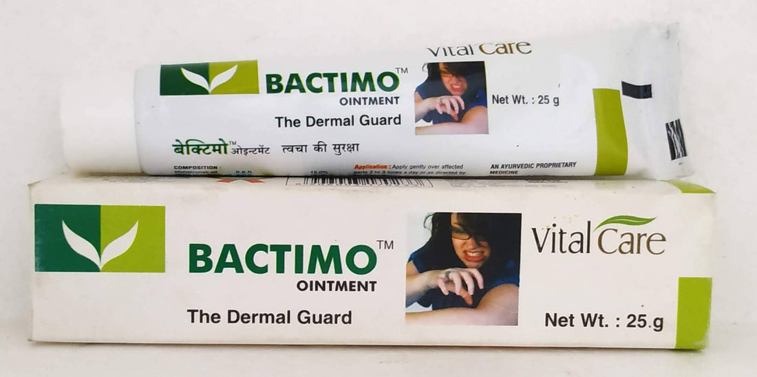 Shop Bactimo Ointment 25gm at price 66.00 from Vitalcare Online - Ayush Care