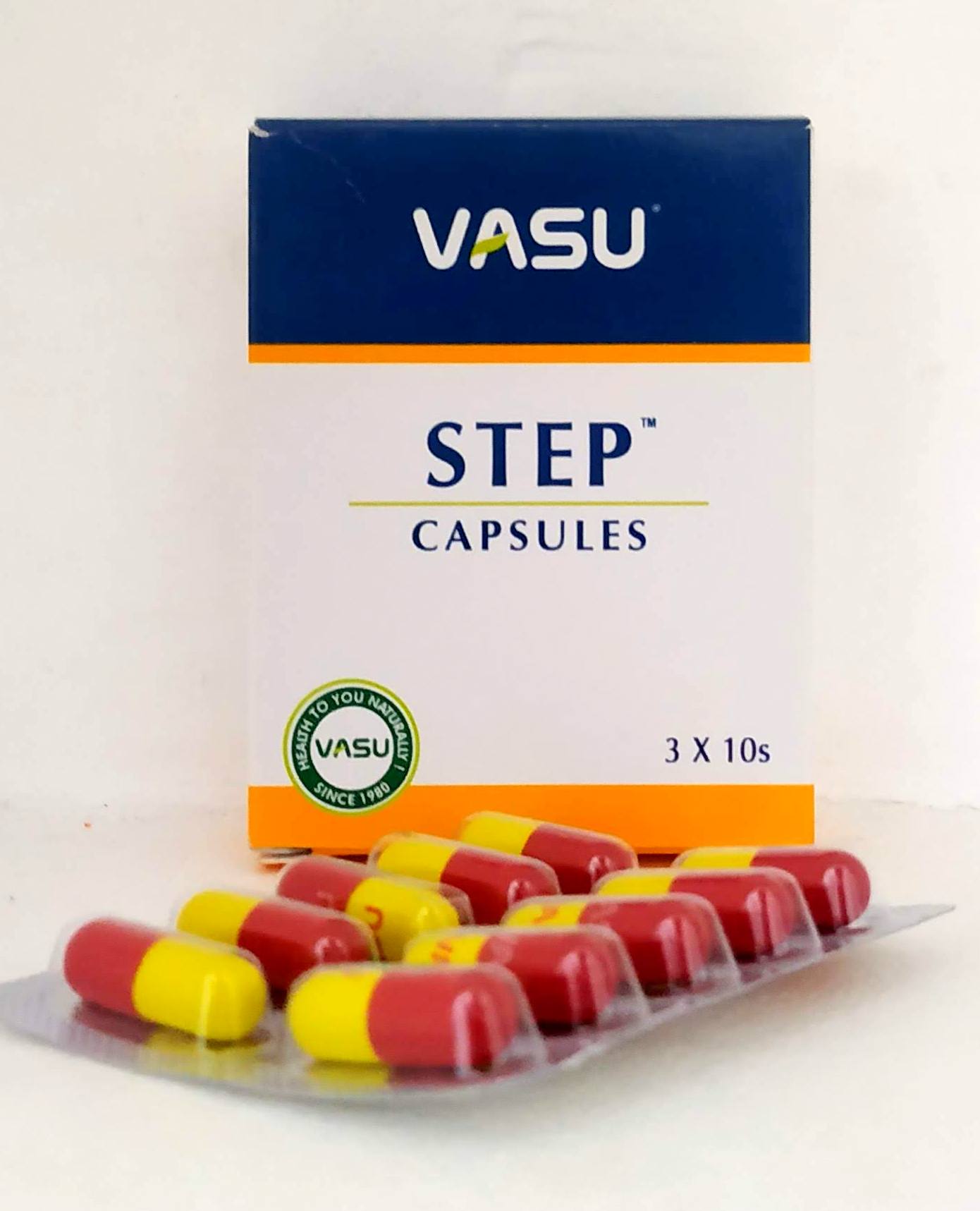 shop step capsules - 10capsules at price 50.00 from vasu herbals online - ayush care