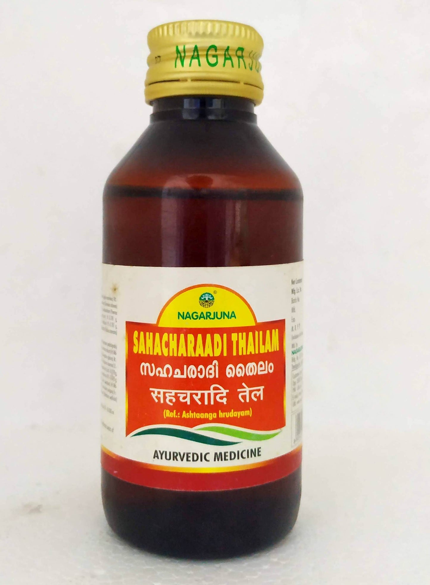 shop sahacharadi thailam 100ml at price 95.00 from nagarjuna online - ayush care