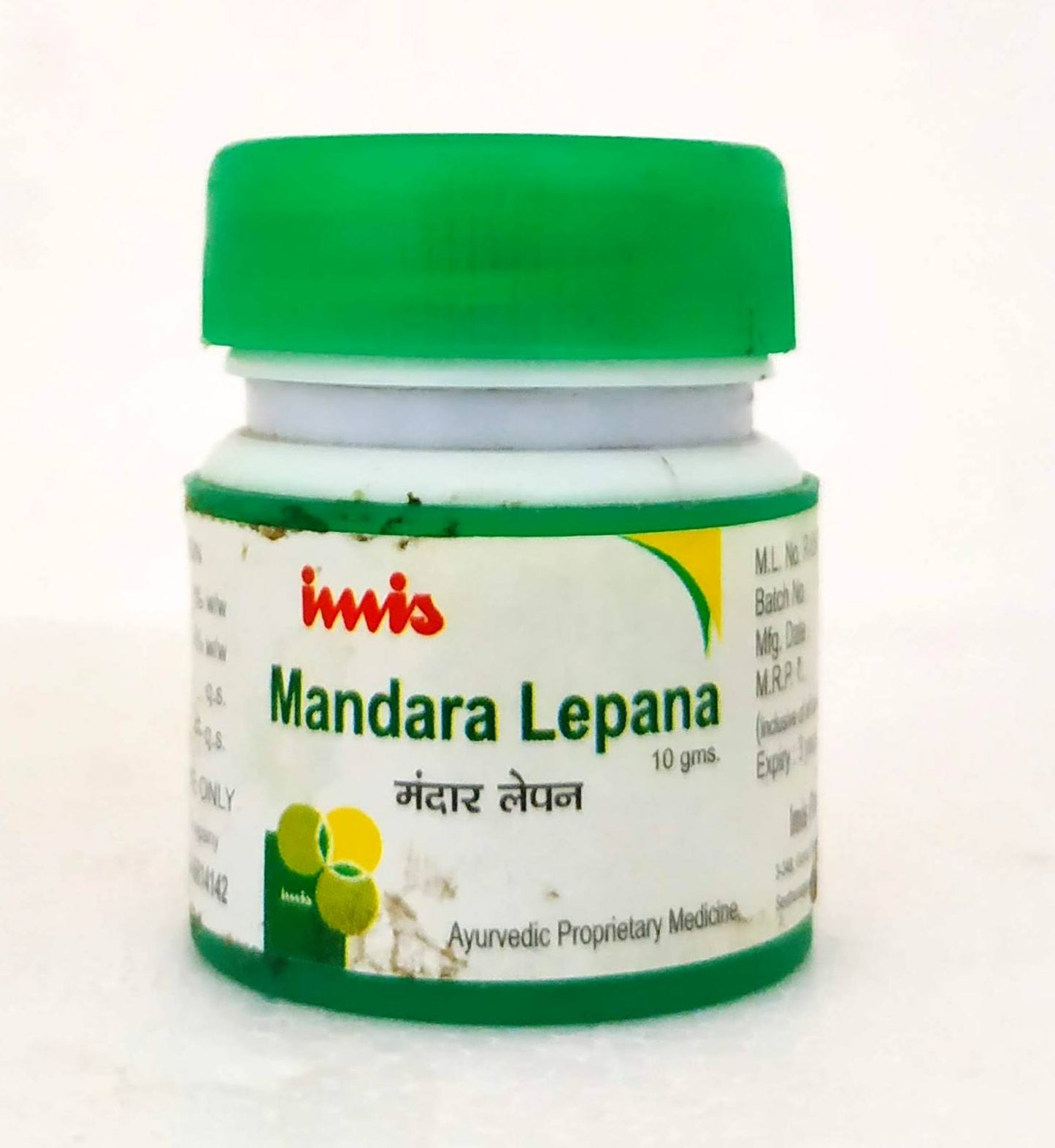 shop mandara lepana 10gm at price 62.00 from imis ayurveda online - ayush care