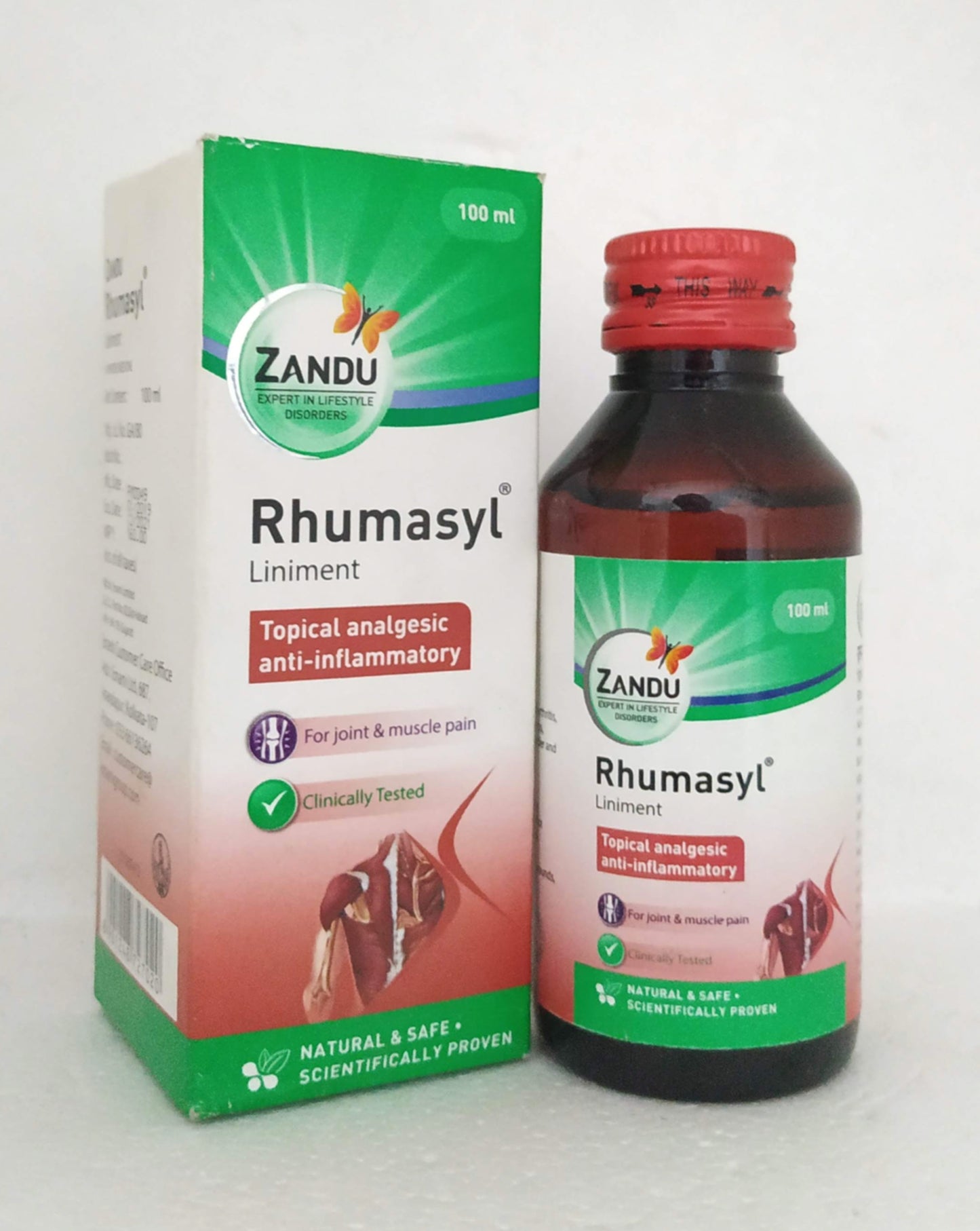 shop rhumasyl oil 100ml at price 220.00 from zandu online - ayush care