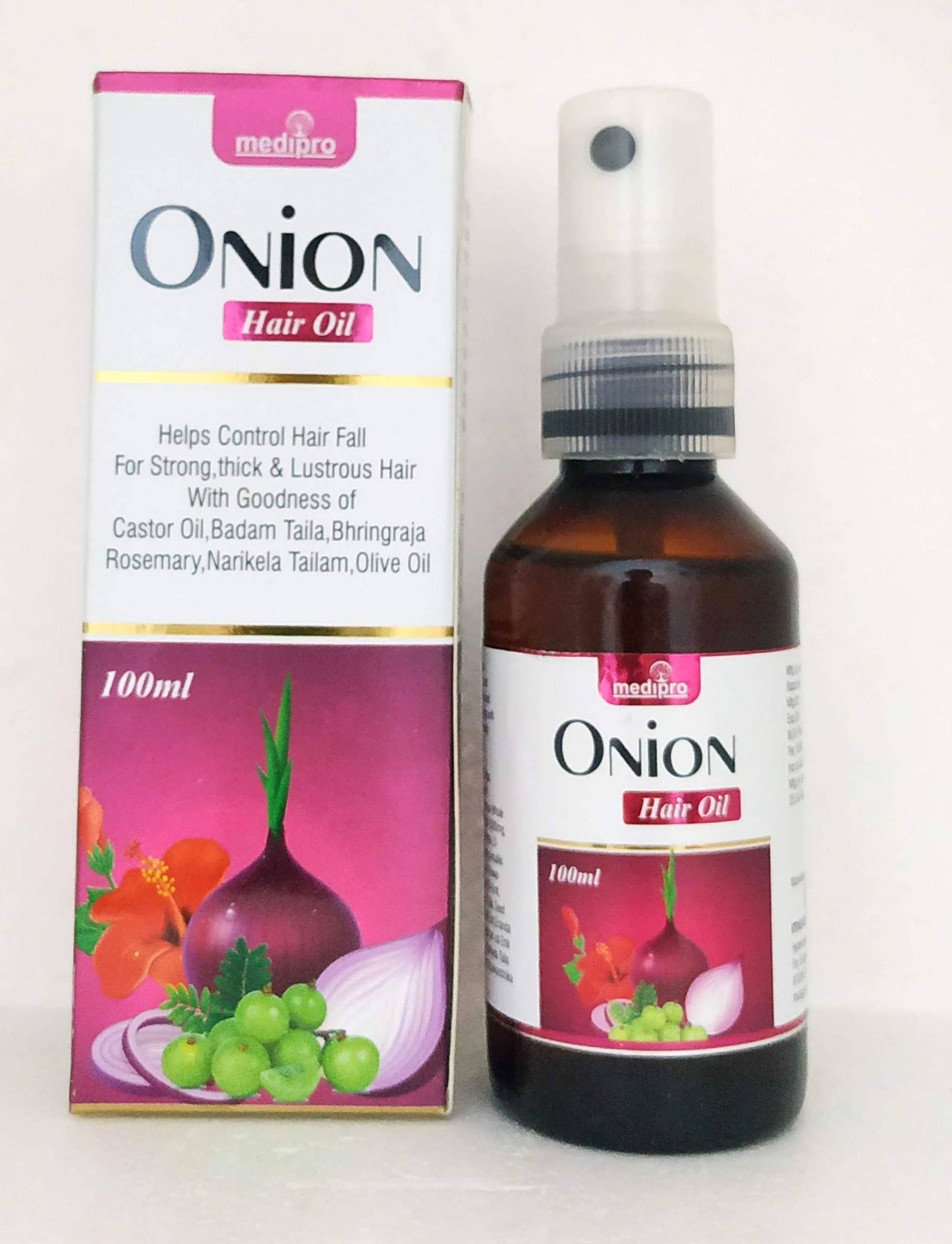 shop onion hair oil 100ml at price 300.00 from medipro online - ayush care