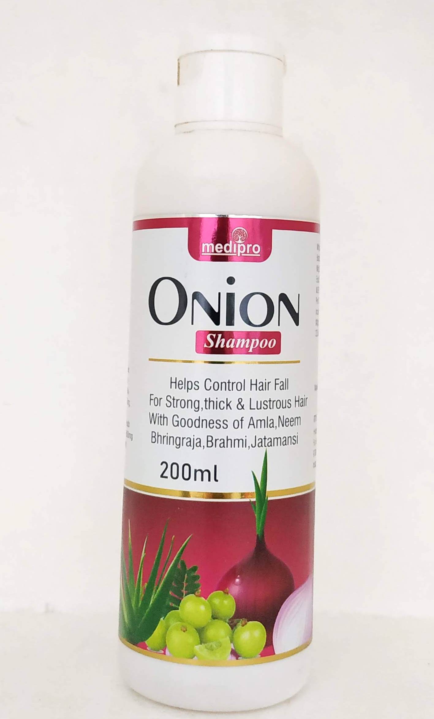 shop onion shampoo 200ml at price 270.00 from medipro online - ayush care