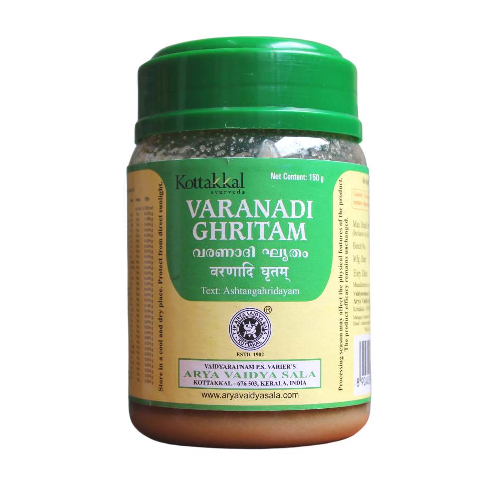 shop kottakkal varanadi ghritham 150gm at price 145.00 from kottakkal online - ayush care