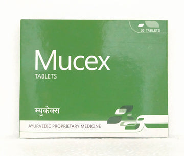 Shop Mucex tablets - 20tablets at price 125.00 from Ayurchem Online - Ayush Care