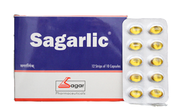 Shop Sagarlic capsules - 10capsules at price 35.00 from Sagar Online - Ayush Care