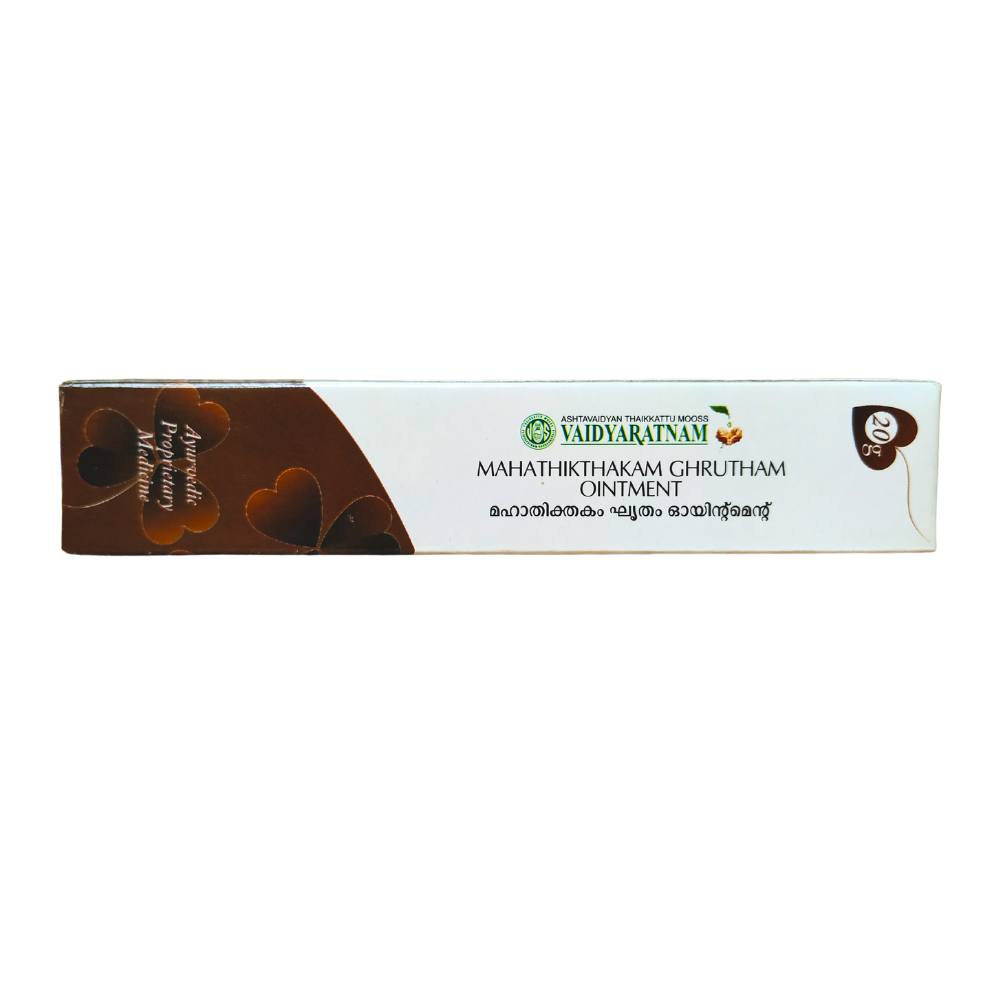 vaidyaratnam mahathikthakam ghrutham ointment 20gm