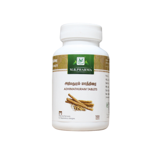 Adhimathuram Tablets - 100 Tablets