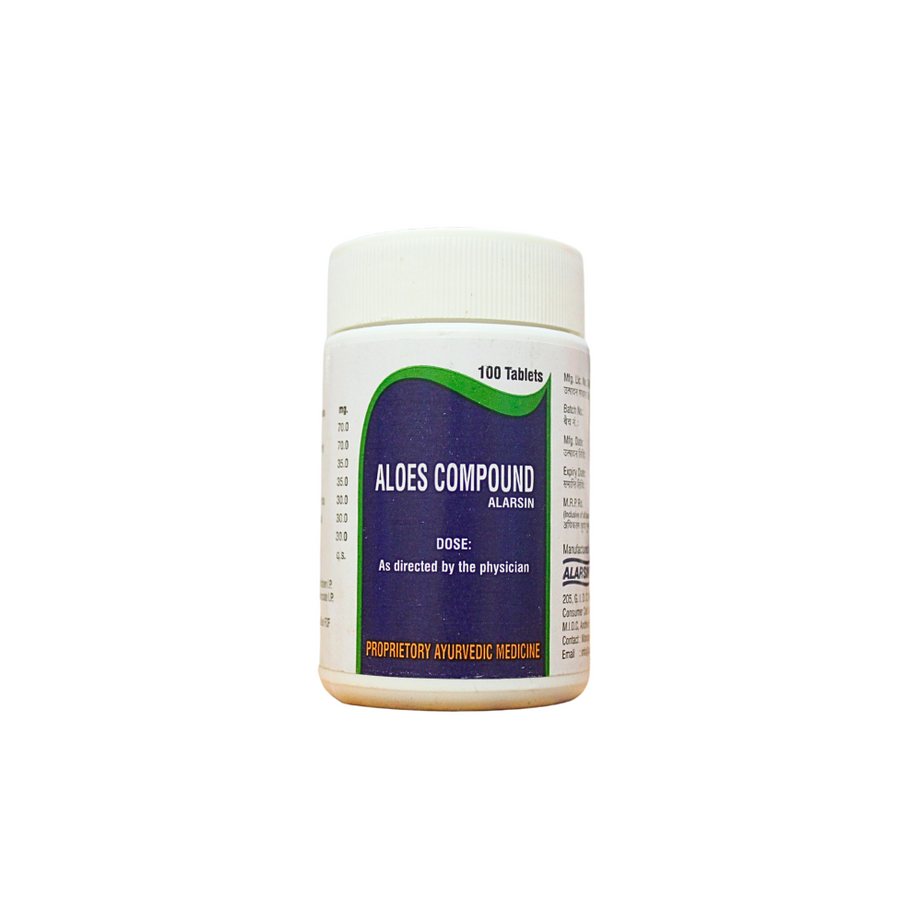 Alarsin Aloes Compound Tablets 100Tablets