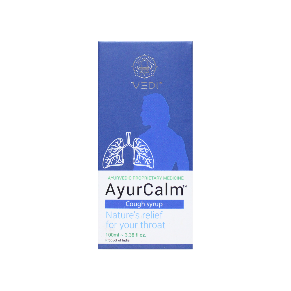 Buy AyurCalm Cough Syrup - 100ml Online - Ayush Care