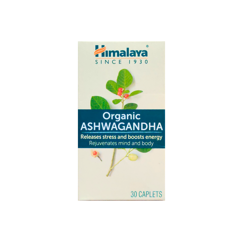 himalaya organic ashwagandha caplets - 30 caplets