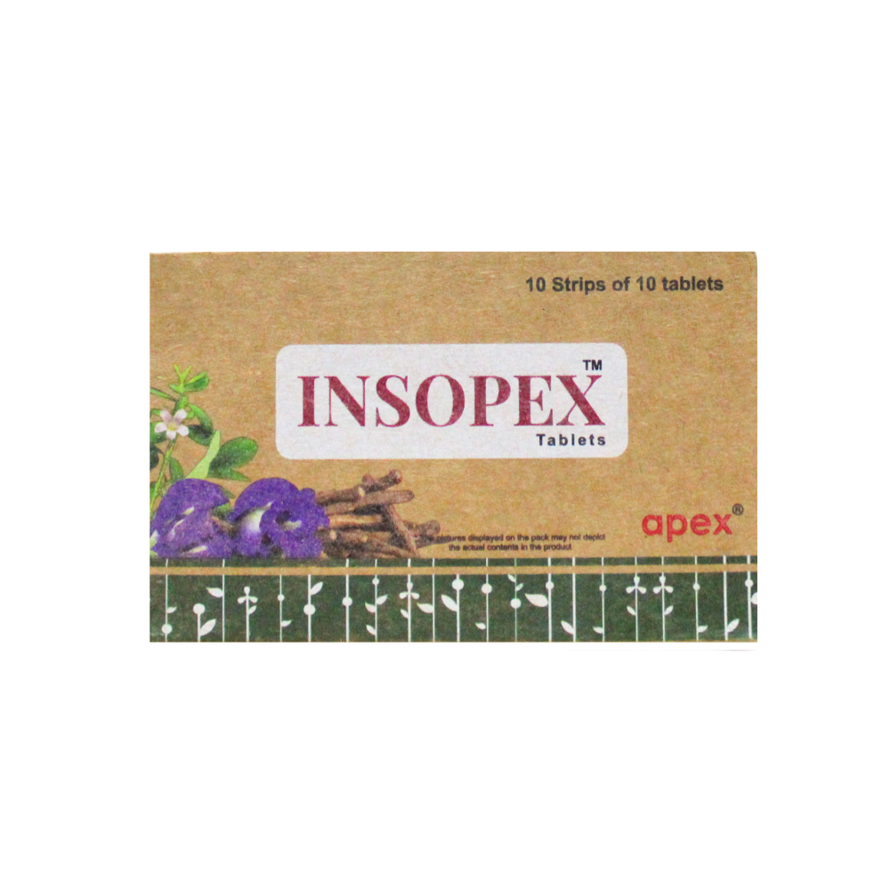 Buy Insopex Tablets - 10 Tablets Online - Ayush Care