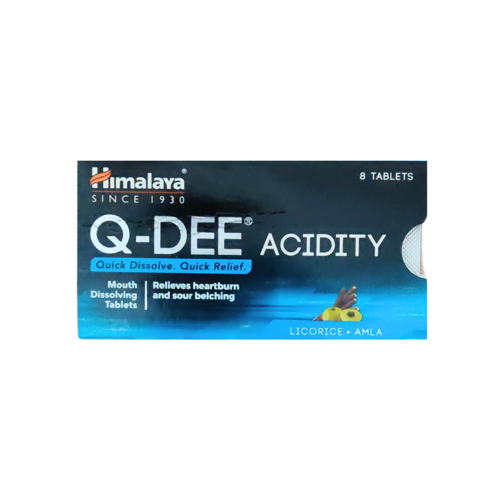 q-dee acidity - 8 tablets