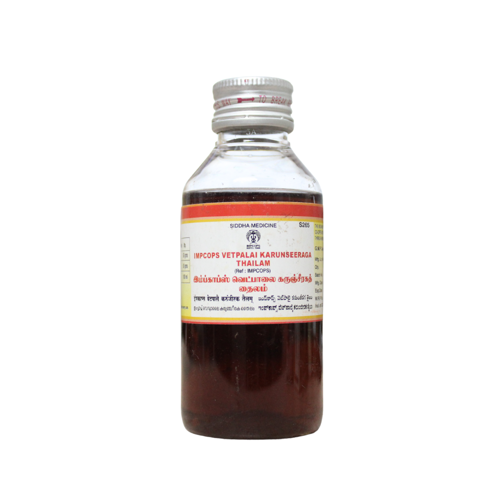 vetpalai karunjeeraka thailam 100ml