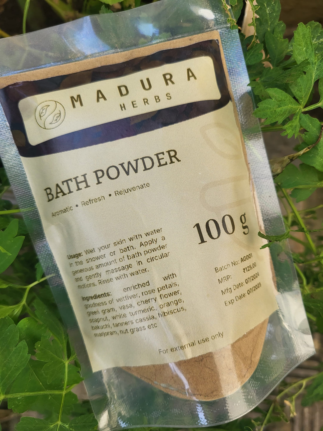 Madura Herbs Bath Powder - 100gm