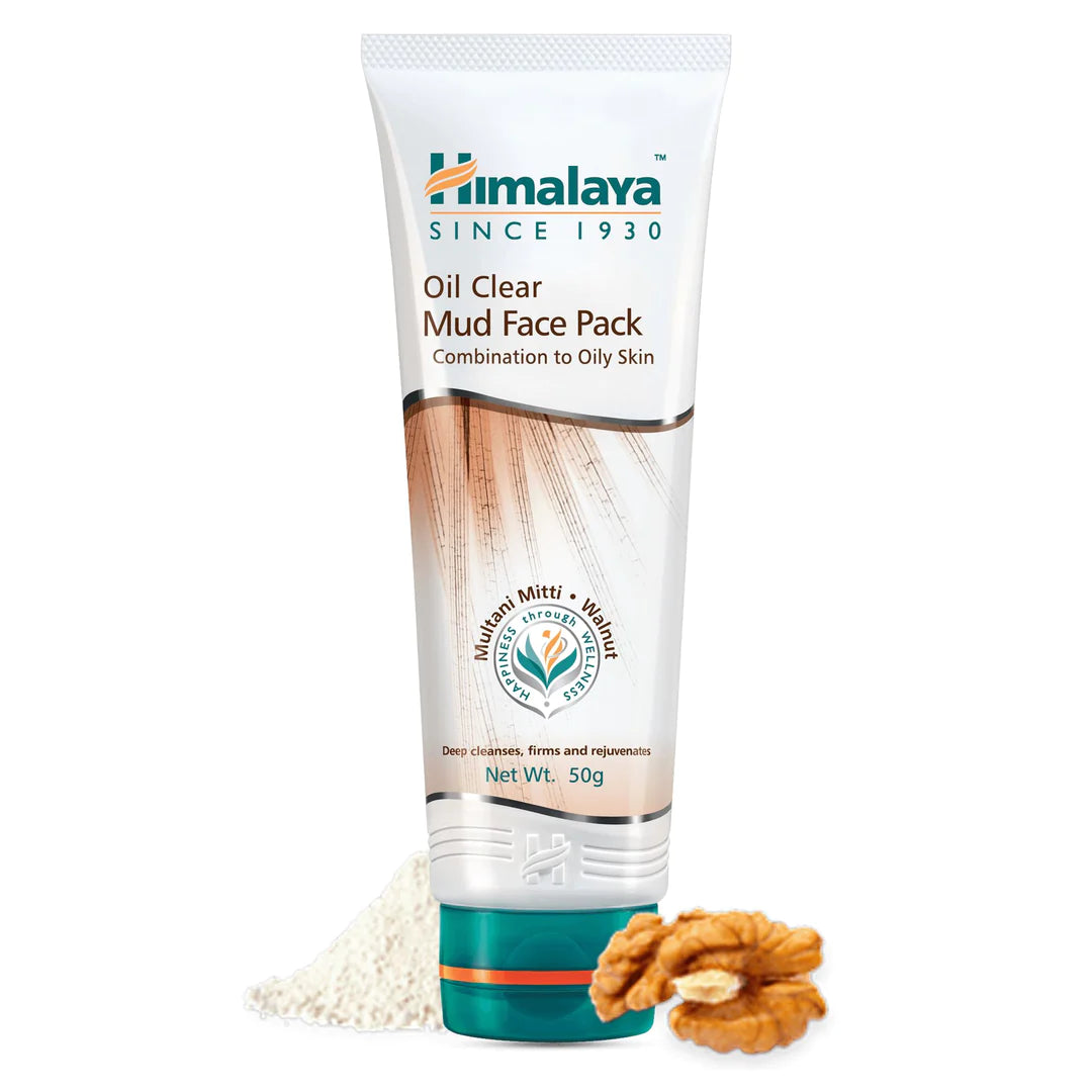 himalaya oil clear mud face pack 50gm