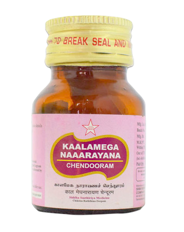 Shop Kalamega narayana chendooram 5gm at price 230.00 from SKM Online - Ayush Care