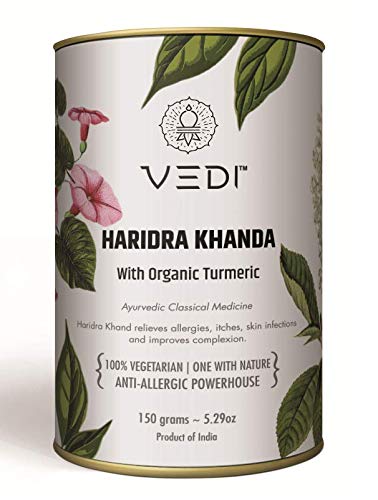 Shop Haridra Khanda Churna 150gm at price 245.00 from Vedi Herbals Online - Ayush Care