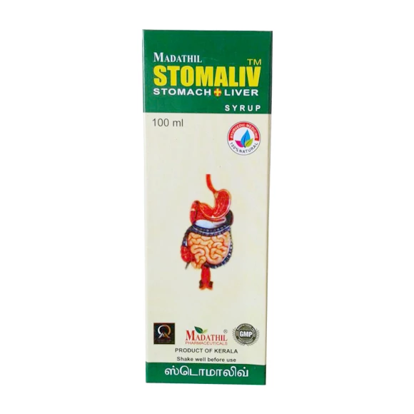 Shop Stomaliv Syrup 100ml at price 170.00 from Madathil Online - Ayush Care