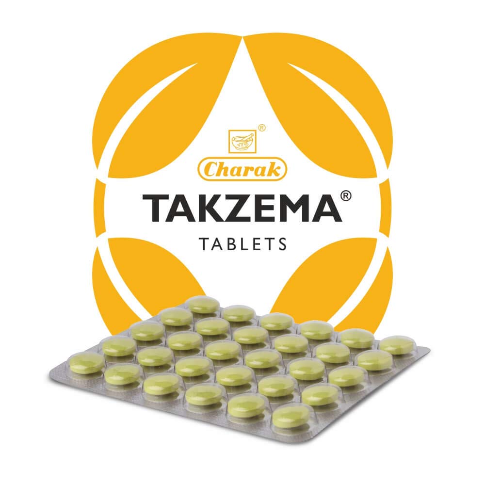 Shop Takzema Tablets - 30Tablets at price 115.00 from Charak Online - Ayush Care