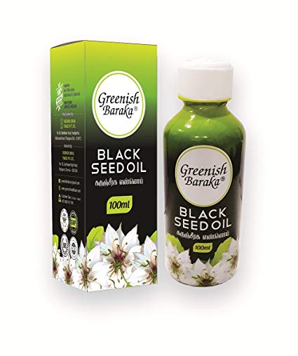 shop greenish baraka black seed oil 100ml at price 300.00 from greenish baraka online - ayush care