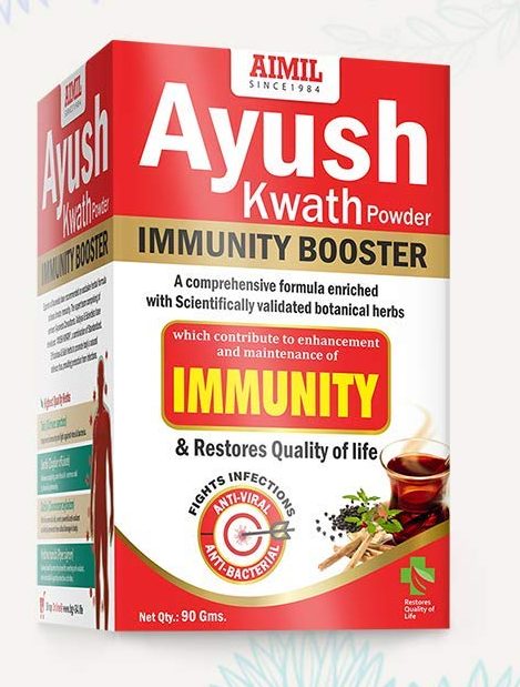 shop aimil ayush kwath powder 90gm at price 240.00 from aimil online - ayush care