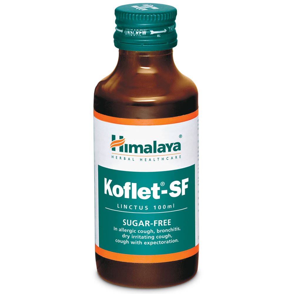 shop himalaya koflet sf syrup 100ml at price 85.00 from himalaya online - ayush care