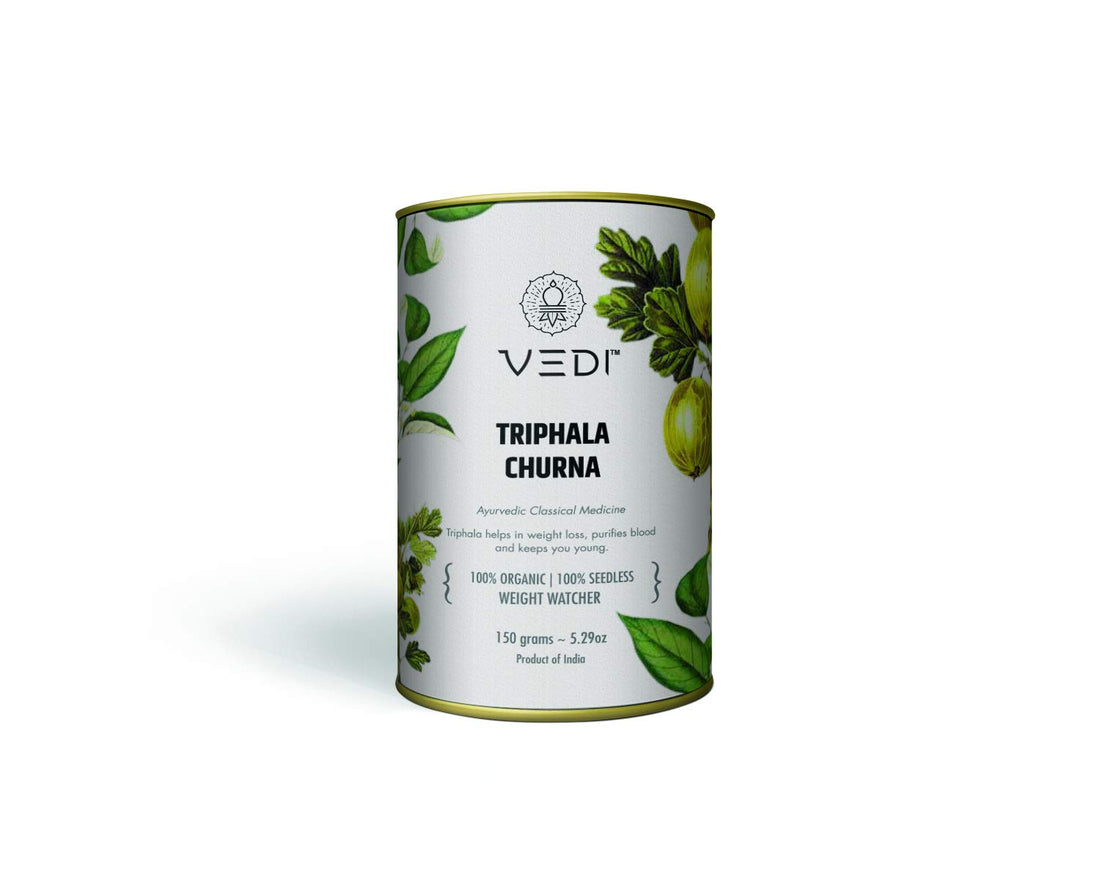 Shop Vedi Triphala Churna 150gm (Organic) at price 170.00 from Vedi Herbals Online - Ayush Care