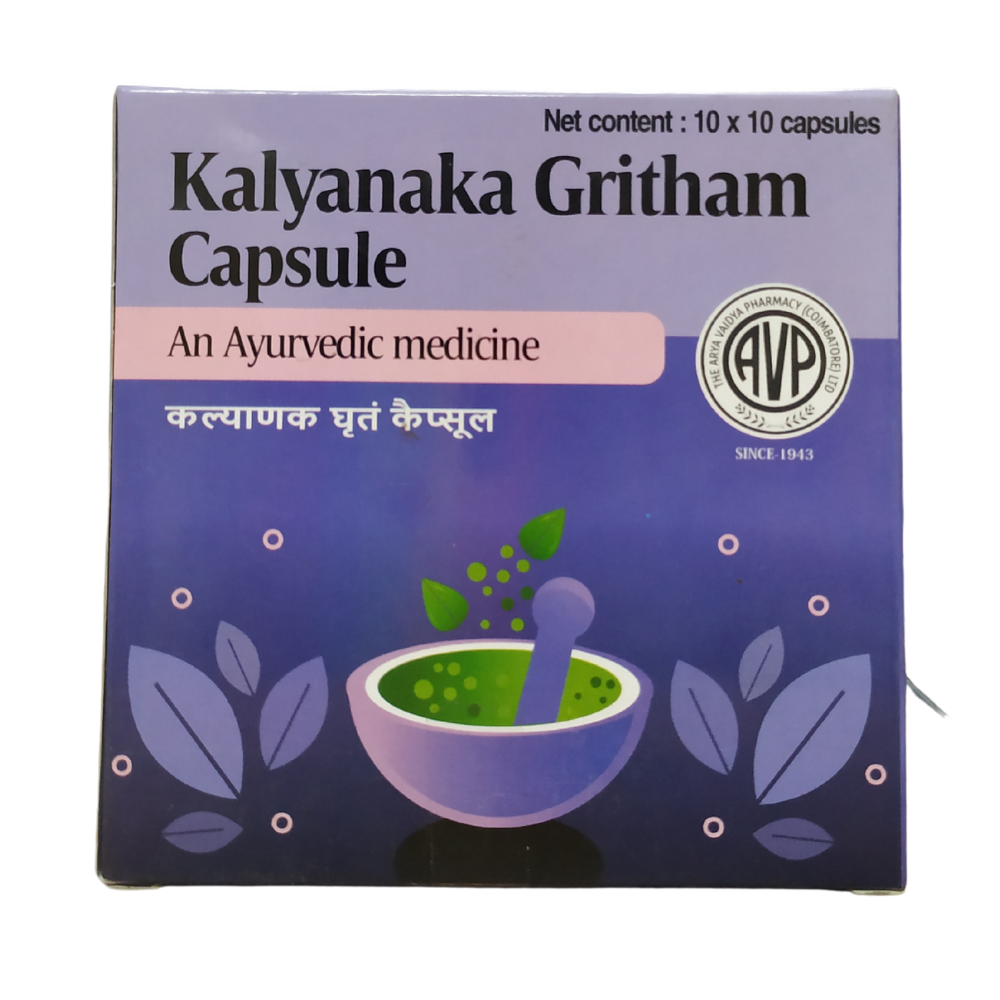 avp kalyanaka ghritham capsules - 10 capsules