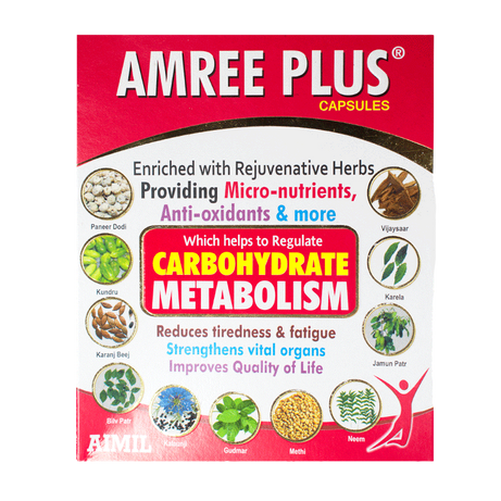Shop Aimil Amree Plus 20Capsules at price 135.00 from Aimil Online - Ayush Care