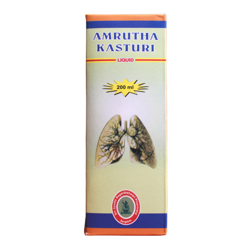 Shop Amrutha Kasturi Syrup 200ml at price 220.00 from Lincs Online - Ayush Care