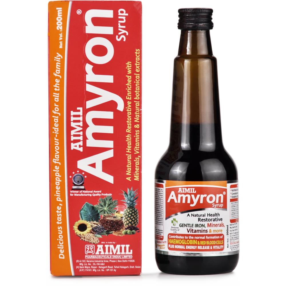 shop aimil amyron syrup 200ml at price 180.00 from aimil online - ayush care