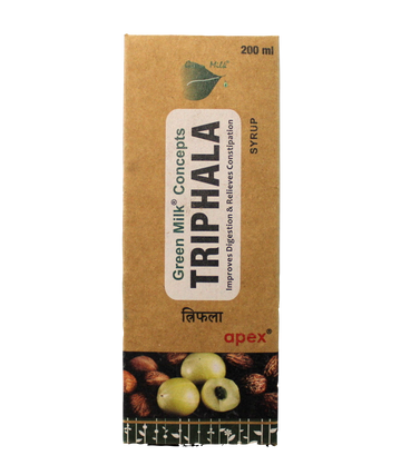 Shop Triphala syrup 200ml at price 110.00 from Apex Ayurveda Online - Ayush Care