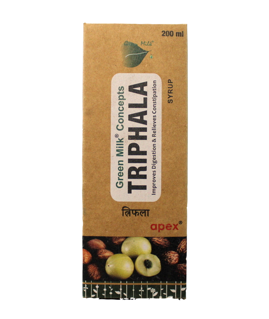 Shop Triphala syrup 200ml at price 110.00 from Apex Ayurveda Online - Ayush Care