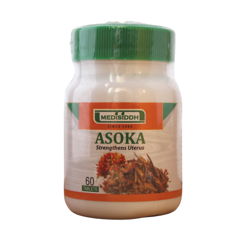 shop ashoka tablets - 60 tablets at price 130.00 from medisiddh online - ayush care