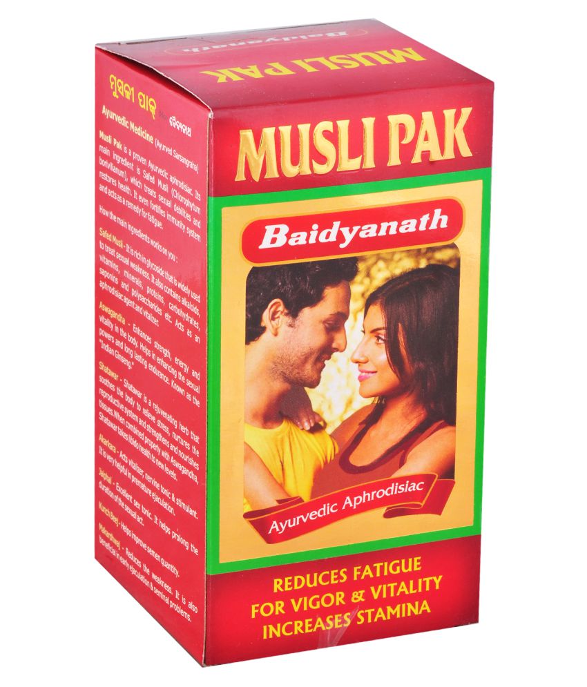 shop baidyanath musli pak 100gm for vigor and vitality at price 190.00 from baidyanath online - ayush care