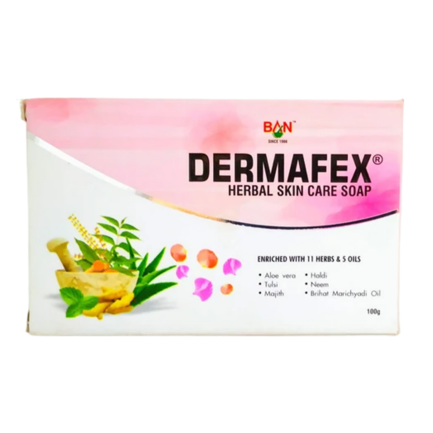 shop dermafex soap 100gm at price 75.00 from banlabs online - ayush care