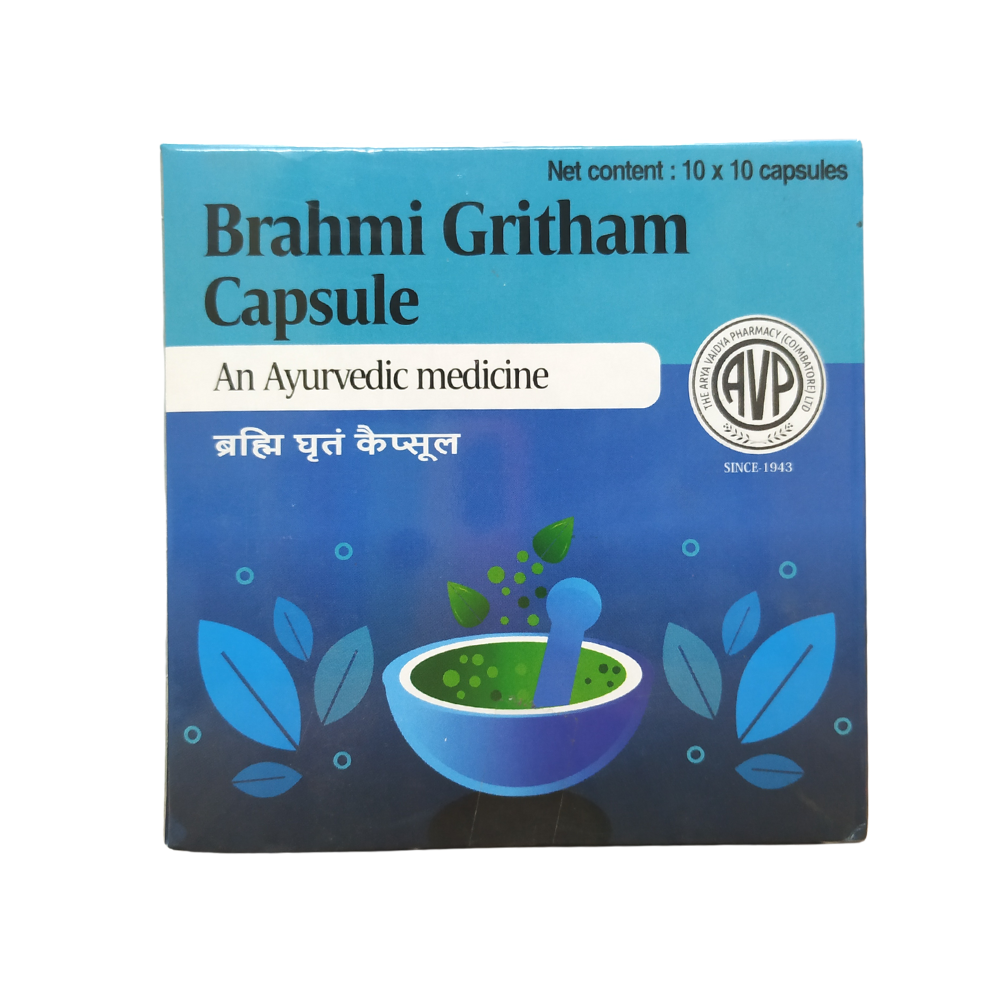 avp brahmi ghritham capsules - 10 capsules