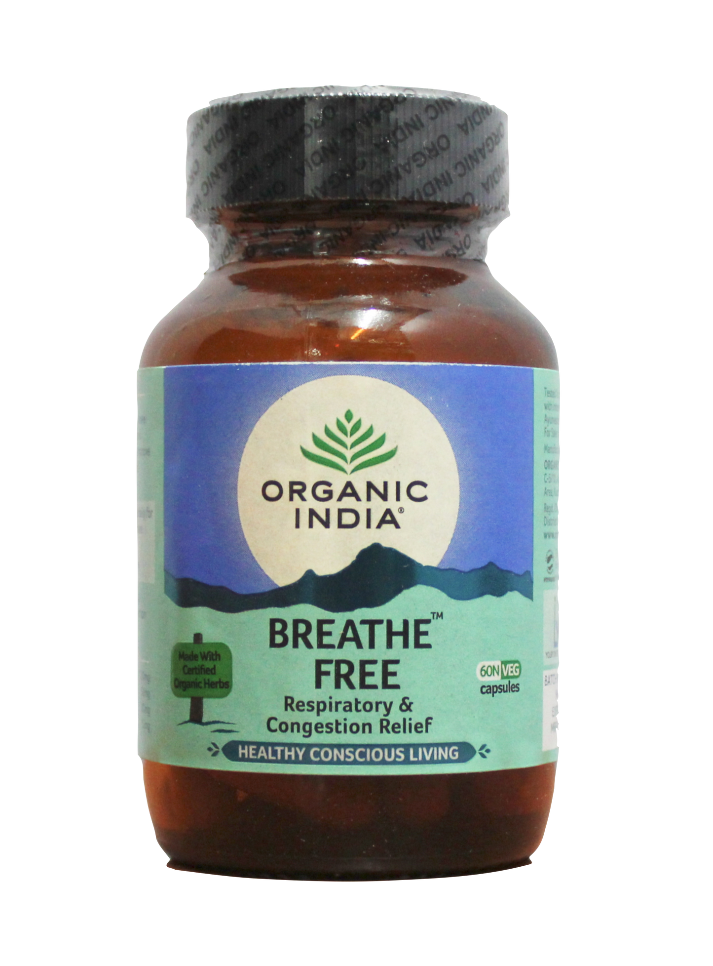 shop breathe free capsules - 60capsules at price 225.00 from organic india online - ayush care