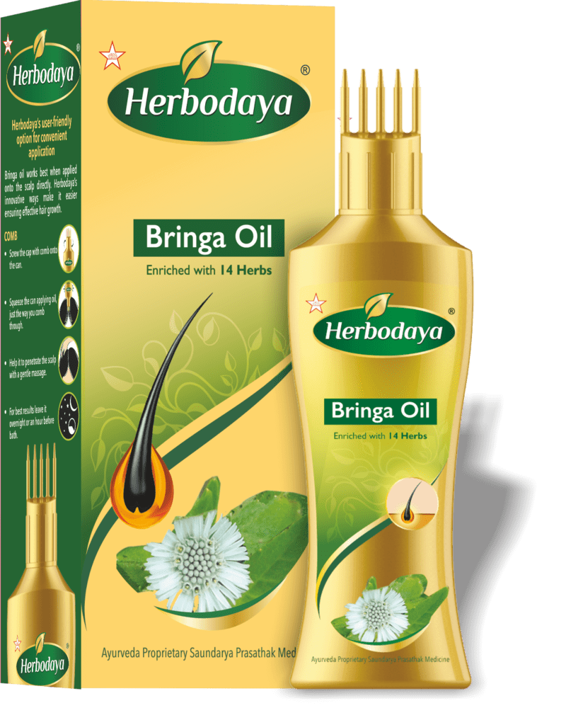 Shop Herbodaya Bringa Oil 100ml at price 346.00 from Herbodaya Online - Ayush Care