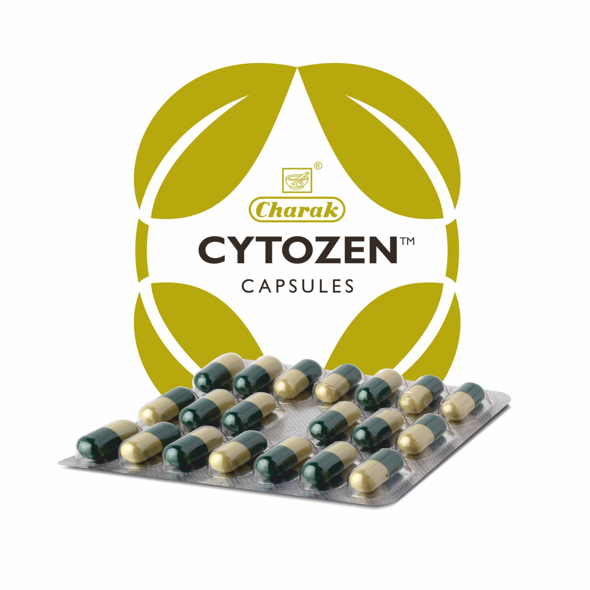 Shop Charak Cytozen 20capsules at price 137.00 from Charak Online - Ayush Care