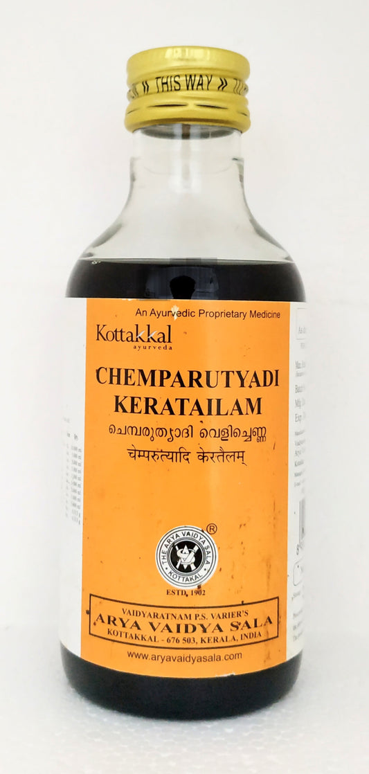 Shop Chemparutyadi kera thailam 200ml at price 135.00 from Kottakkal Online - Ayush Care