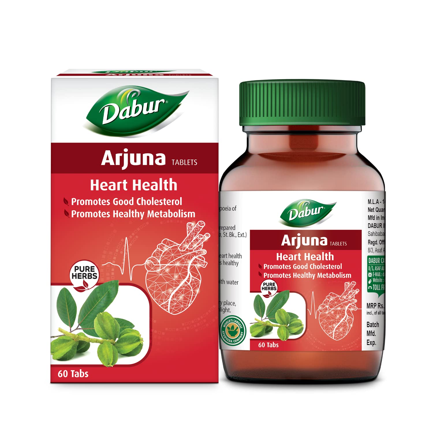 Buy Dabur Arjuna Tablets - 60 Tablets Online - Ayush Care