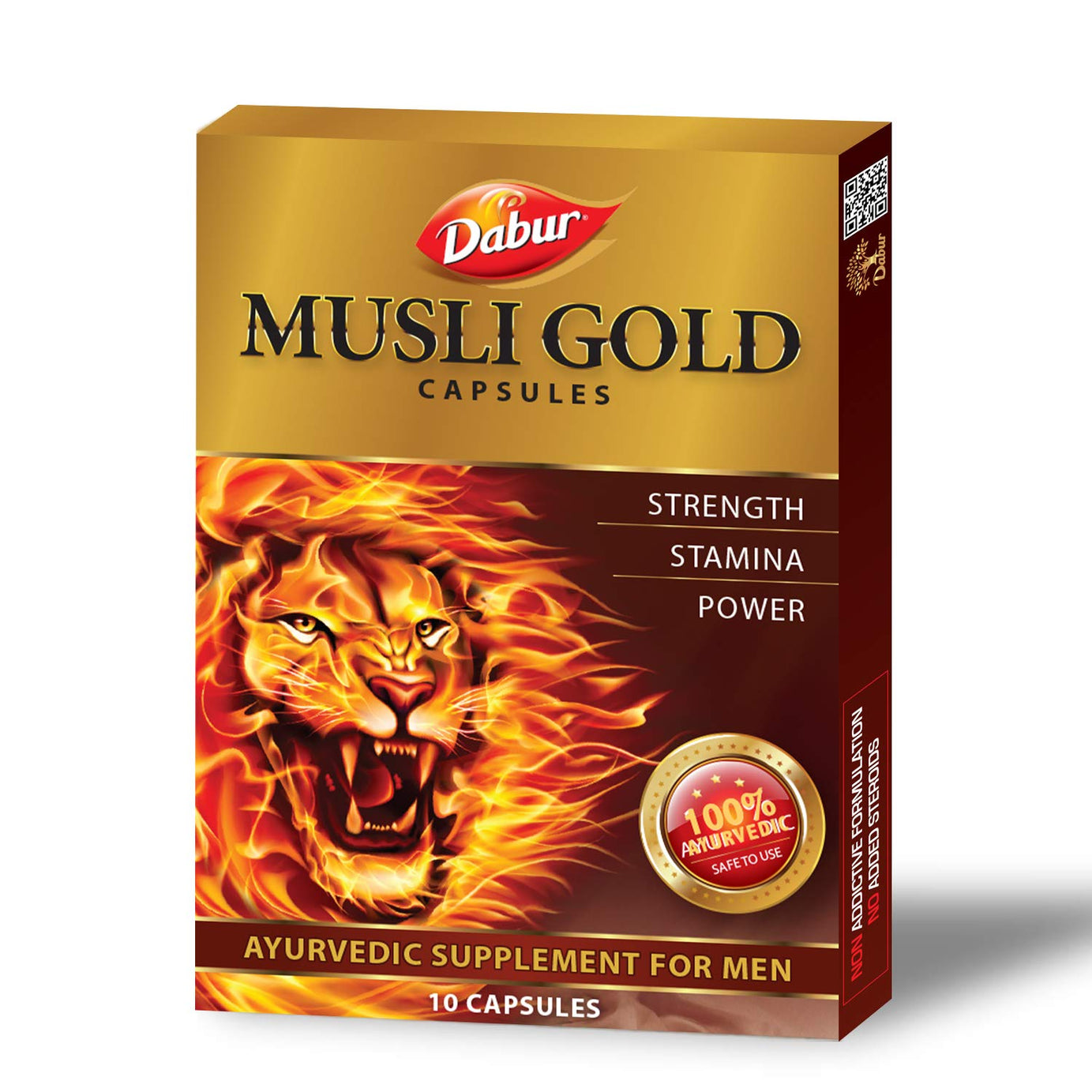 Shop Musli Gold Capsules - 10Capsules at price 240.00 from Dabur Online - Ayush Care